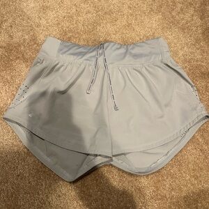 Under Armour Gray Athletic Shorts Lightweight Moisture-Wicking